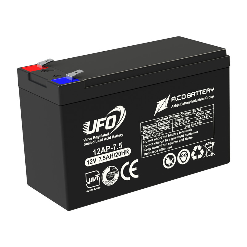 باتری یو پی اس 12 ولت 7.5 آمپر یوفو مدل Aco-12v-7.5