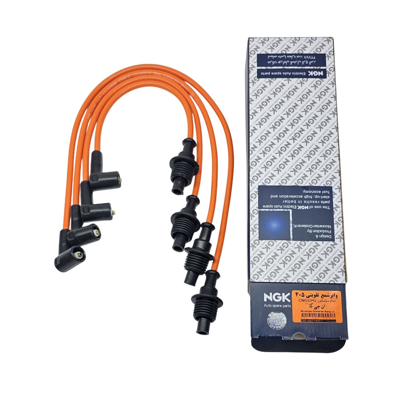 وایرشمع تقویتی خودرو ان جی کی کد NGK200S مناسب برای سمند و پژو پارس بسته 4 عددی