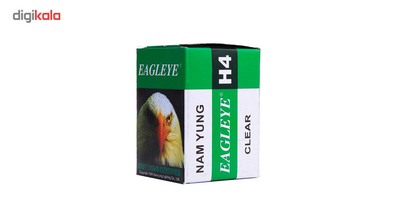 لامپ خودرو ایگل مدل H4 12V 90/100 W Clear