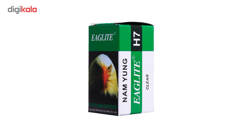 لامپ خودرو ایگل مدل H7 12V 100 W Clear