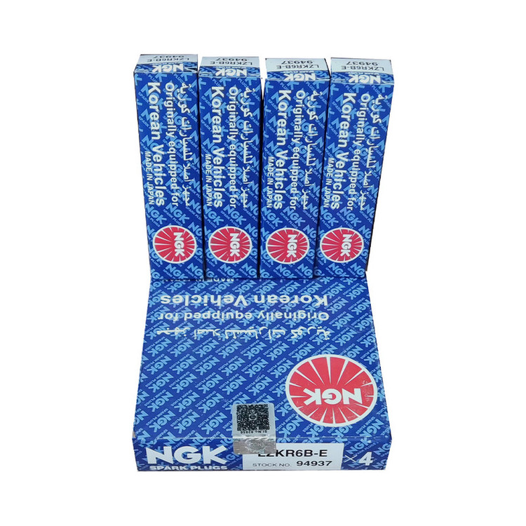 شمع خودرو ان جی کی مدل تک پلاتینی پایه بلند یورو 4 کد LZKR6B-E 94937 بسته 4 عددی
