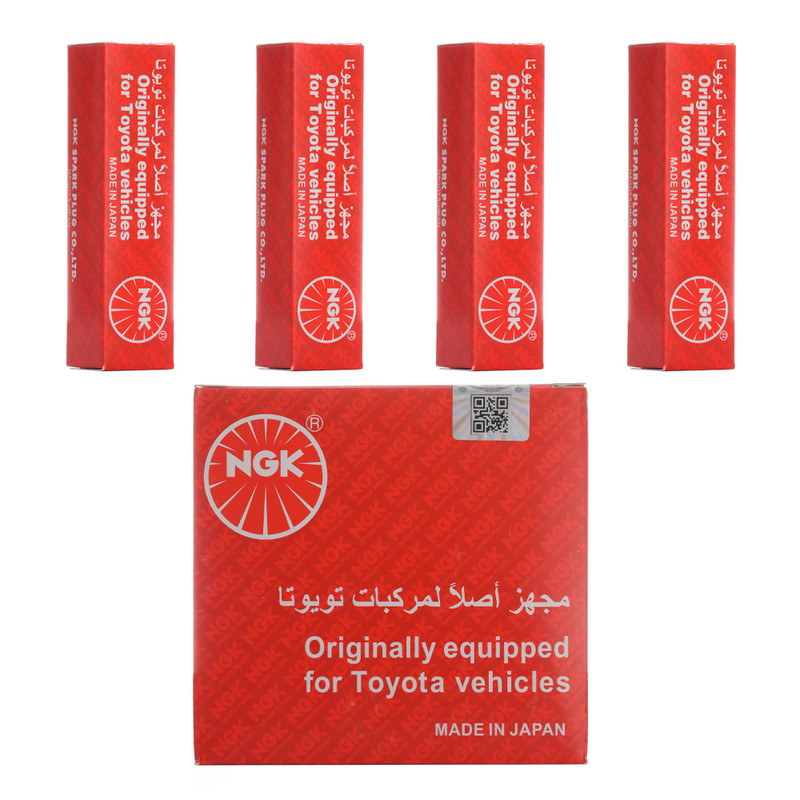 شمع خودرو ان جی کی مدل LFR6C-11 91823 پایه بلند تک پلاتین مناسب برای تارا TU5P بسته ۴ عددی