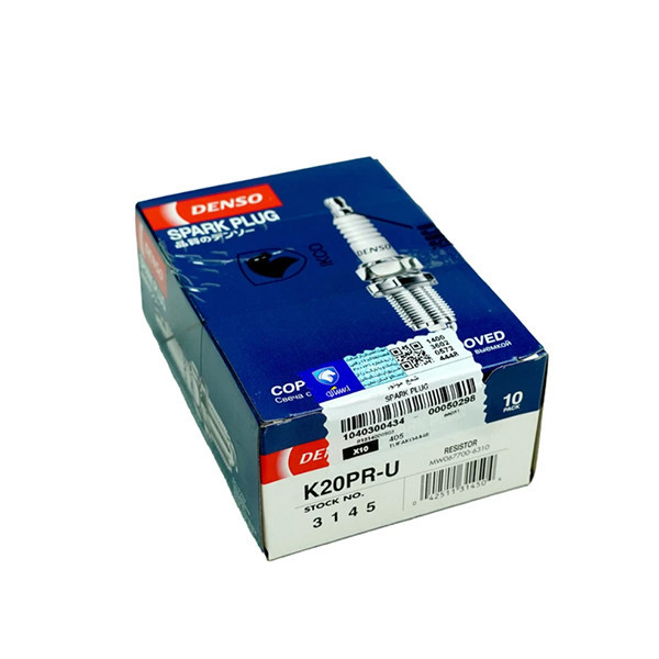شمع خودرو دنسو مدل K20PRU 3145 پایه کوتاه بسته 4 عددی