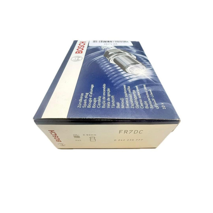 شمع خودرو بوش مدل fr7dc پایه کوتاه مناسب برای پراید بسته 4 عددی