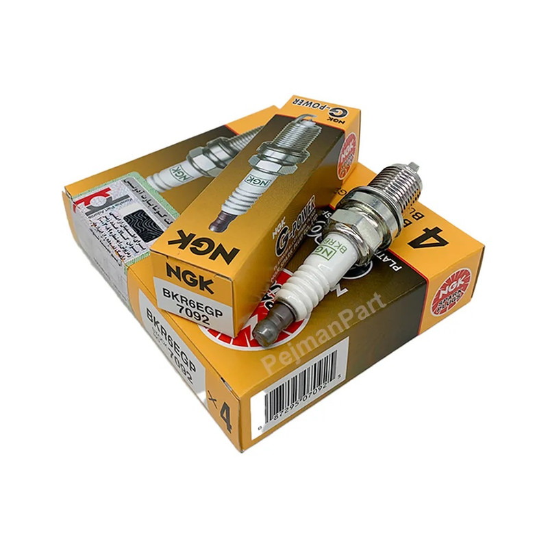 شمع خودرو ان جی کی مدل BKR6EGP 7092 مناسب برای پژو 405 بسته 4 عددی