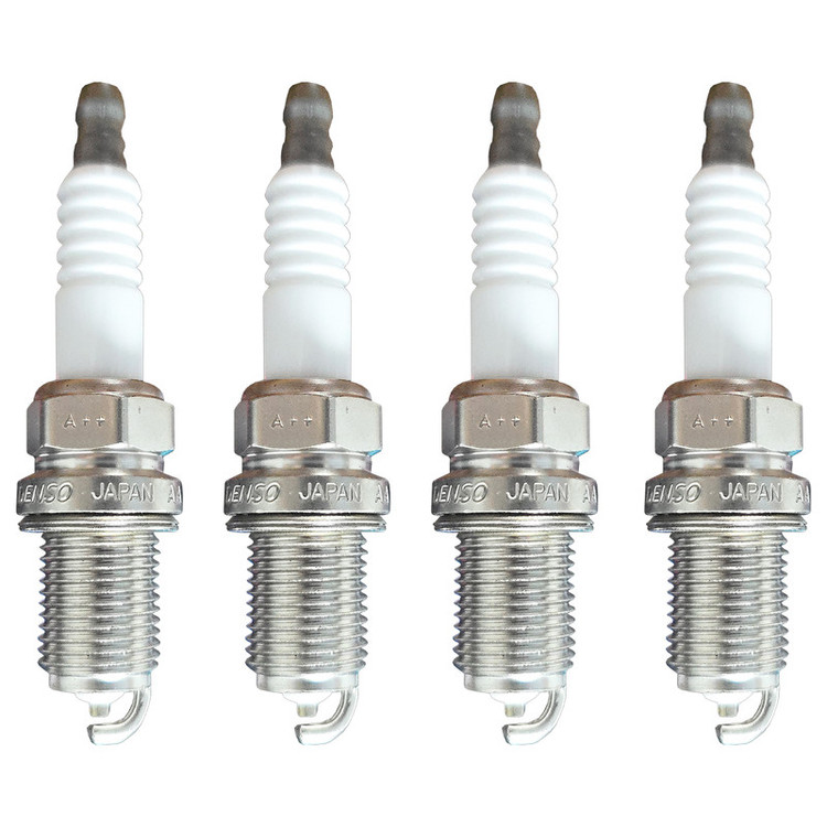 شمع خودرو دنسو مدل تک پلاتین کد K20PRU 3145 پایه کوتاه بسته 4 عددی