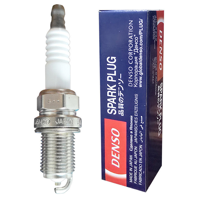 شمع خودرو دنسو مدل تک پلاتین کد K20PRU 3145 پایه کوتاه بسته 4 عددی