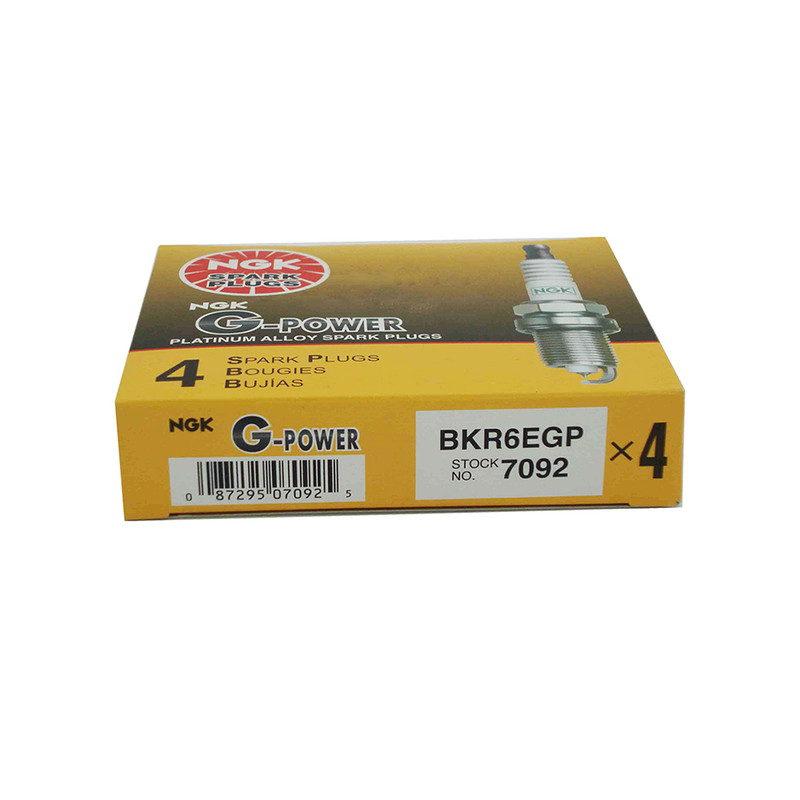 شمع خودرو ان جی کی مدل سوزنی پایه کوتاه کد BKR6EGP 7092 بسته 4 عددی