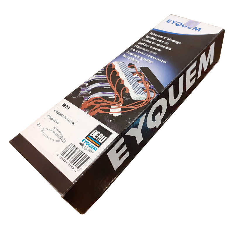 وایر شمع خودرو اکیوم کد V1001 مناسب برای پژو 405 بسته 4 عددی