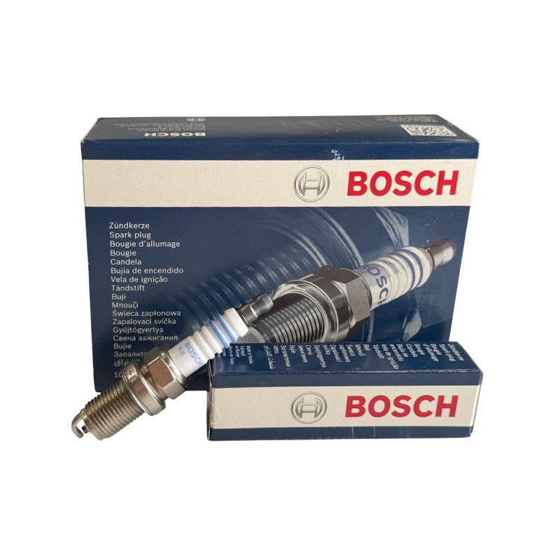 شمع خودرو بوش مدل 8+ FR7DC پایه کوتاه مناسب برای L90 بسته 4 عددی