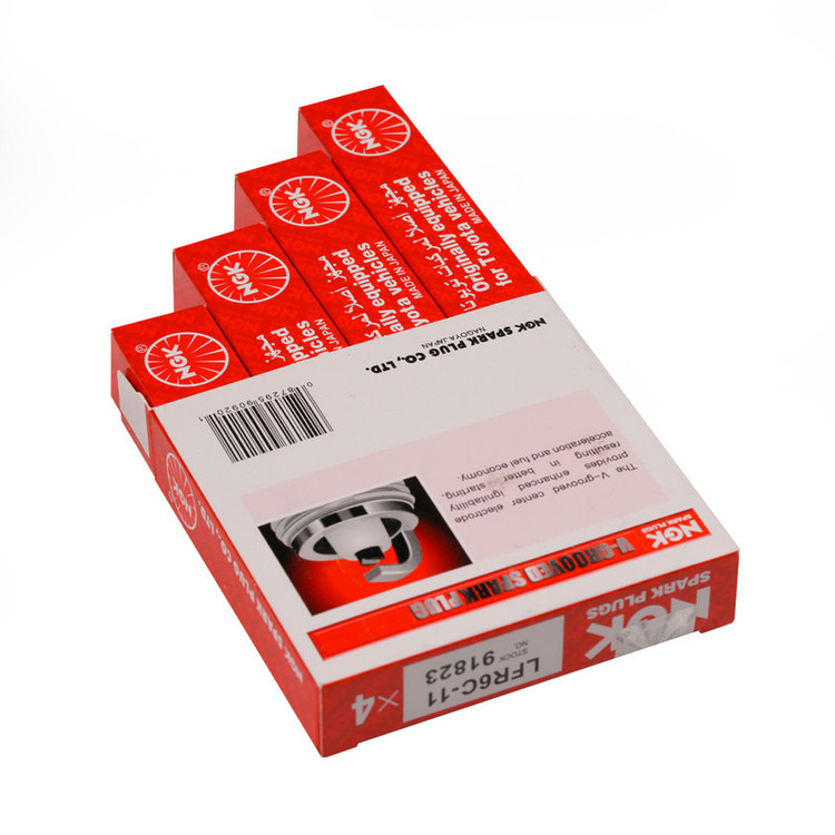 شمع خودرو ان جی کی مدل LFR6C-11 91823 پایه بلند تک پلاتین مناسب برای رانا و رانا پلاس بسته 4 عددی
