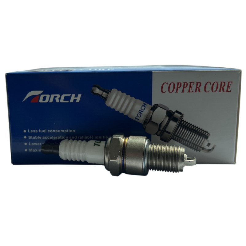 شمع خودرو تورچ پایه کوتاه کاربراتور مدل F6RTC بسته 4 عددی
