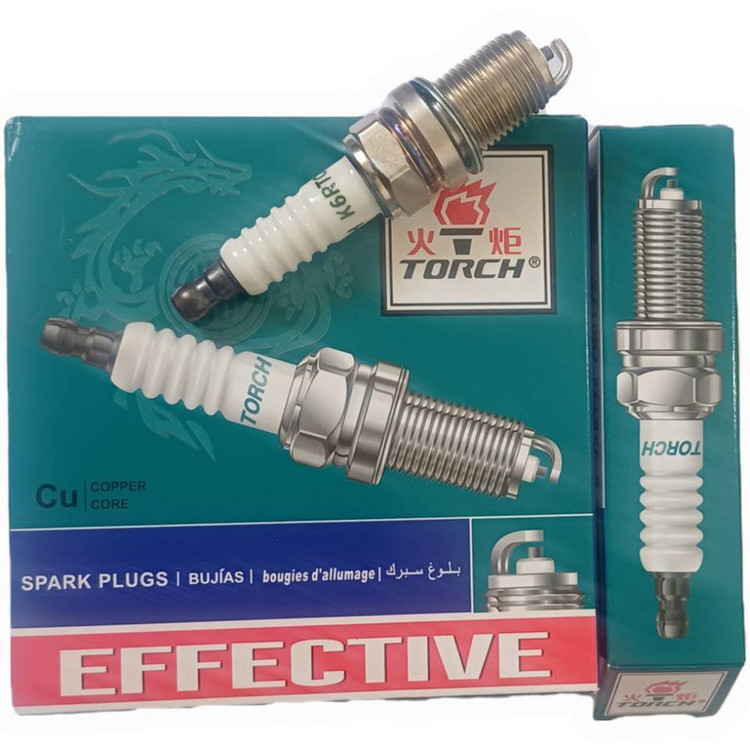 شمع خودرو تورچ مدل KR6TC پایه کوتاه مناسب برای پژو 405 بسته 4 عددی
