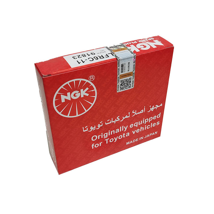 شمع خودرو ان جی کی مدل تک پلاتینی پایه بلند کد LFR6C-11 91823 بسته 4 عددی