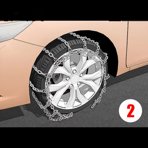 زنجیر چرخ مدل SNOW PRO مناسب برای سمند بسته دو عددی