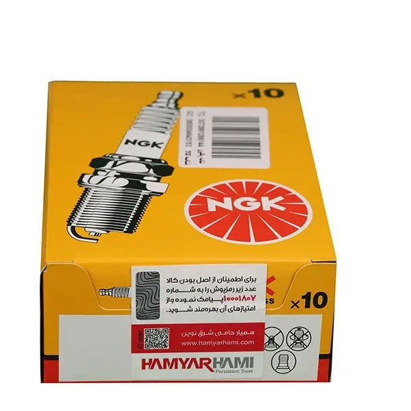 شمع خودرو ان جی کی مدل BKR6E کد 6962 پایه کوتاه بسته 4 عددی