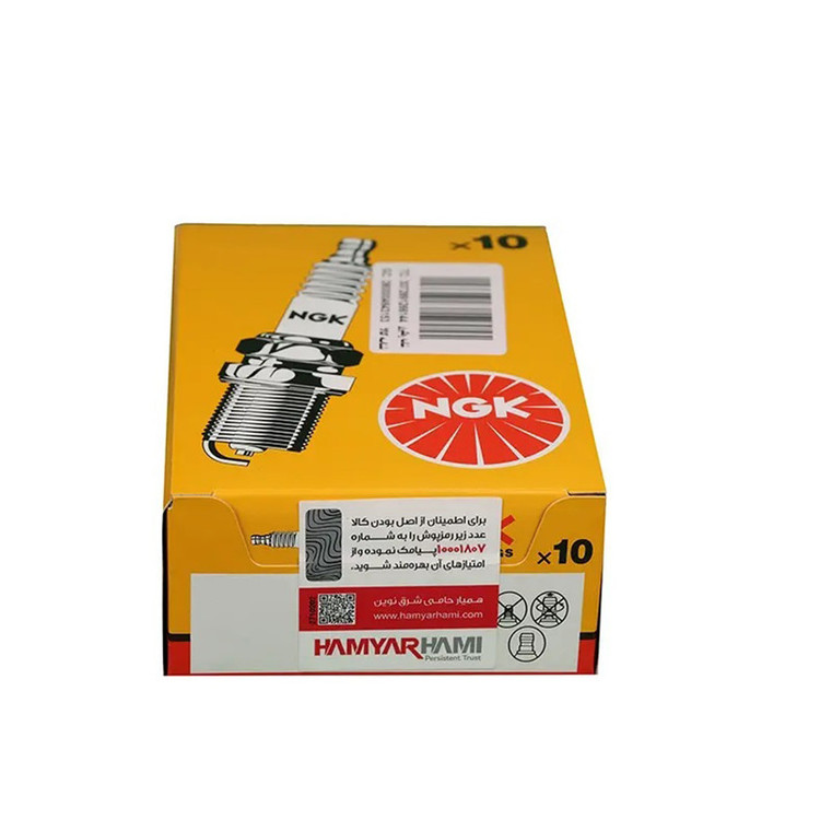 شمع خودرو ان جی کی مدل BKR6E کد 6962 پایه کوتاه بسته 4 عددی