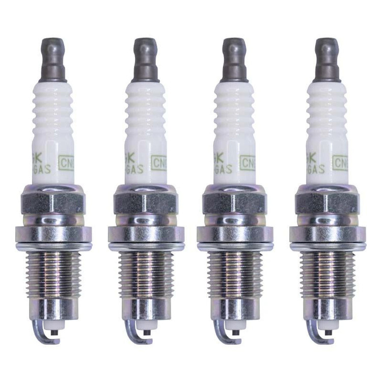 شمع خودرو ان جی کی مدل BKR-GAS 7987 دوگانه سوز پایه کوتاه بسته 4 عددی