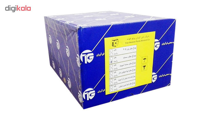 چراغ جلو راست خودرو فن آوران پرتو الوندمدل SMX1070 مناسب برای سمند LX