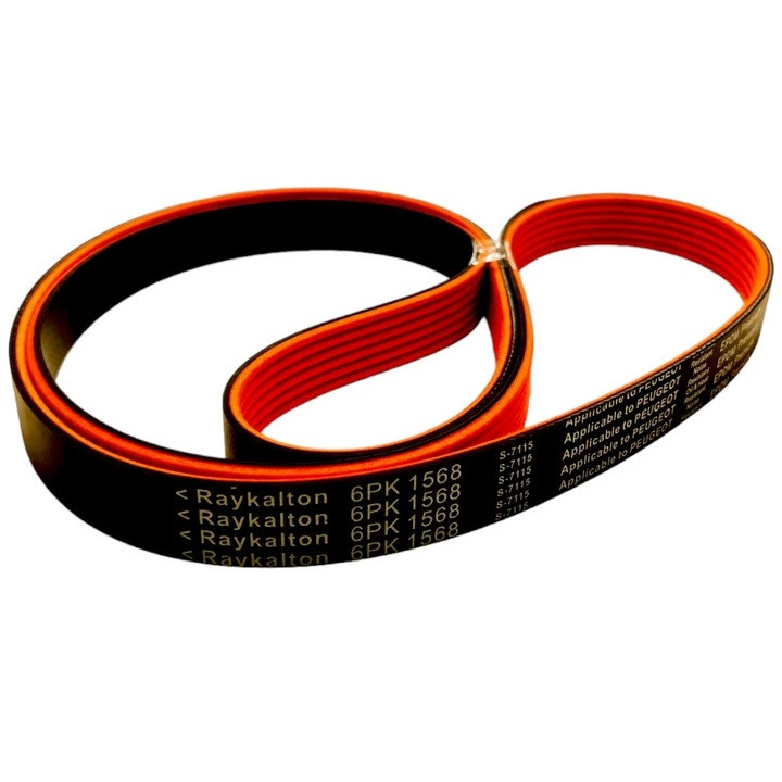 تسمه دینام رایکالتون مدل مولد روکش دار EPDM کد 6PK1568 مناسب برای پژو 207
