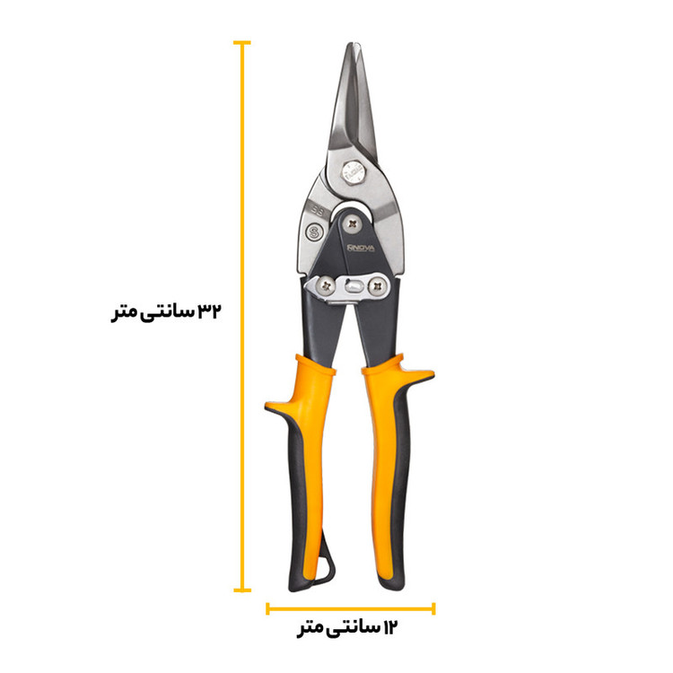 قیچی آهن بر نووا مدل NTT 2305 Size 9.9Inch