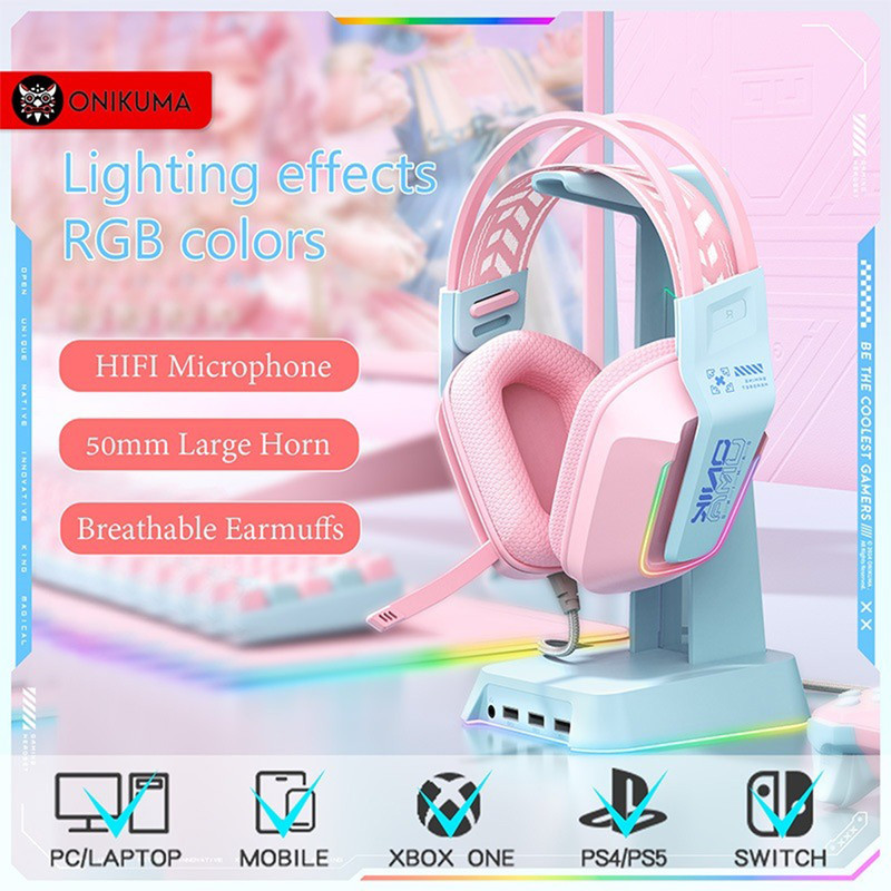 هدست گیمینگ اونیکوما مدل X13 RGB