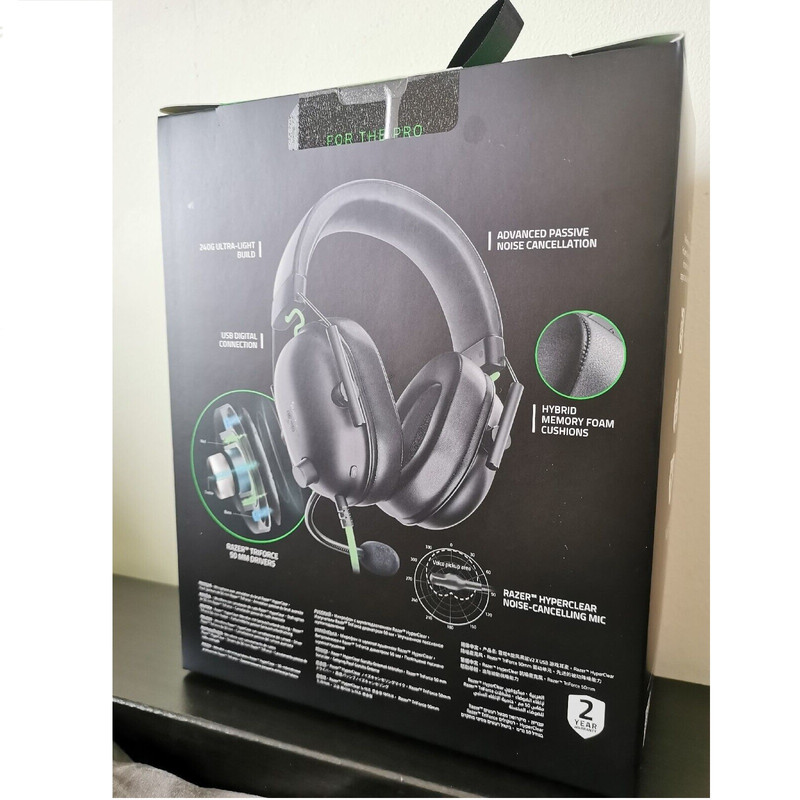 هدست ریزر مدل RAZER WIRED BLACKSHARK V2 X USB