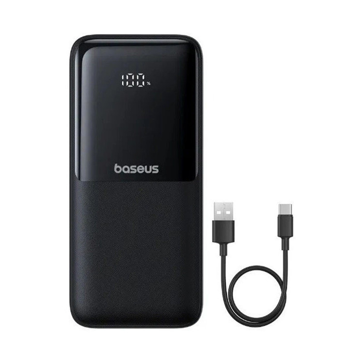 پاوربانک 22 وات بیسوس مدل LIPOW Dual ظرفیت 20000 میلیآمپرساعت به همراه کابل USB-C و لایتنینگ