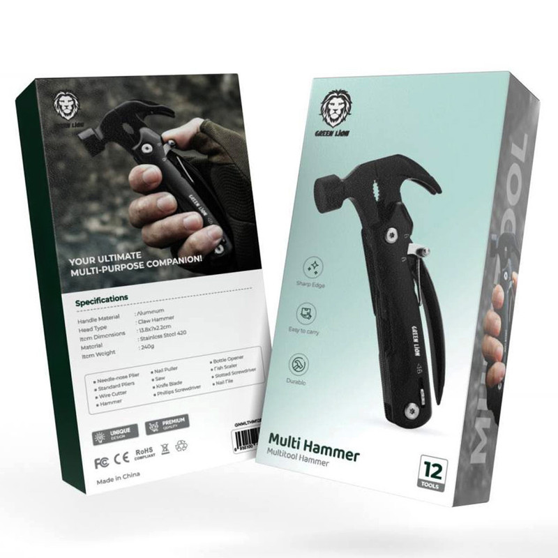 چکش چند کاره سفری گرین لاین مدل Multi Hammer