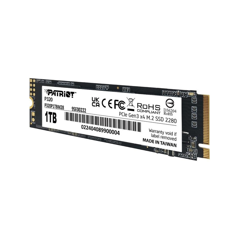 اس اس دی اینترنال PCIe Gen3 x4 پتریوت مدل P320 ظرفیت 1 ترابایت