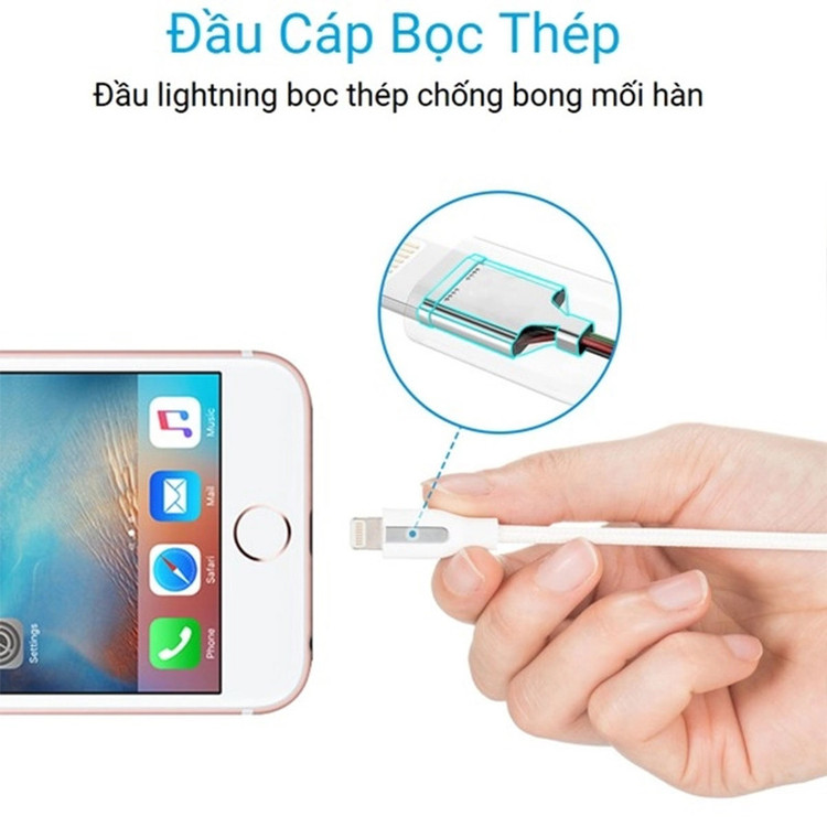 کابل تبدیل USB به لایتنینگ انکر مدل A8013 طول 1.8 متر