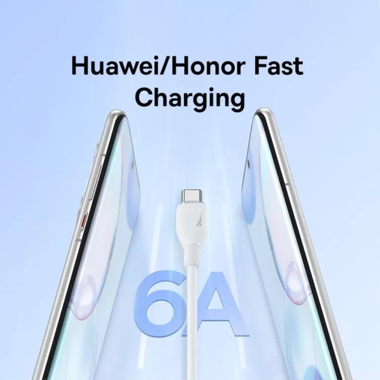 کابل تبدیل USB به USB-C بیسوس مدل Pudding Series P10355703511-B1 طول 1.2 متر