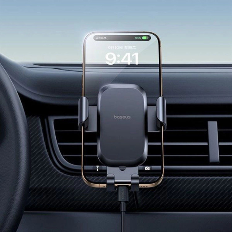 پایه نگهدارنده گوشی موبایل بیسوس مدل Metal Age Go Gravity