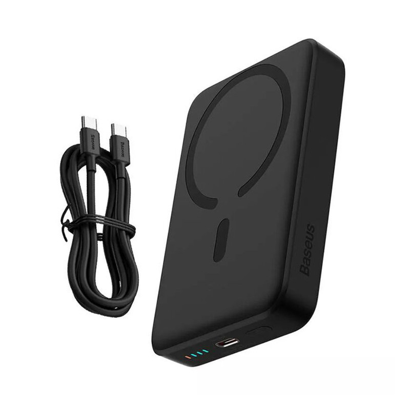 پاوربانک بیسوس مدل magnetic mini 30W ظرفیت 10000 میلی آمپر ساعت