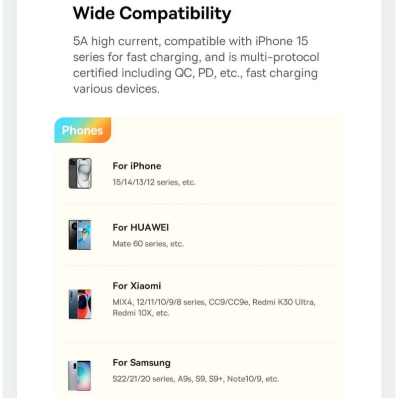 کابل USB-C بیسوس مدل Dynamic 3 Series 100W طول 1 متر