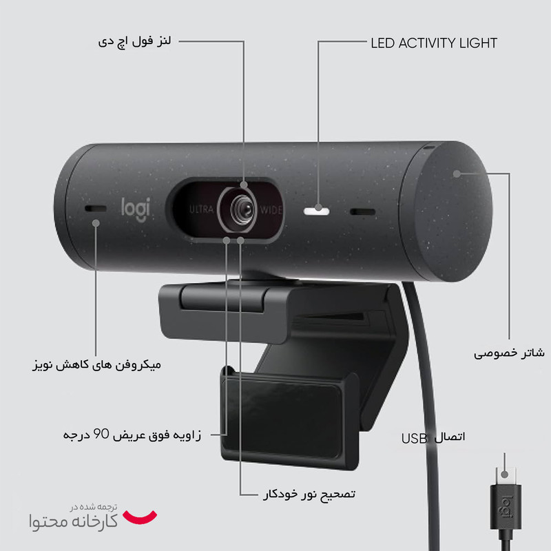 وبکم لاجیتک مدل brio 500