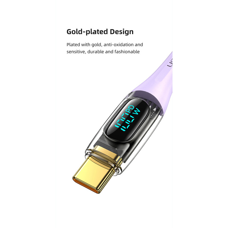 کابل تبدیل USB-C به USB-C یوسمز مدل Sj590 طول 1.2 متر