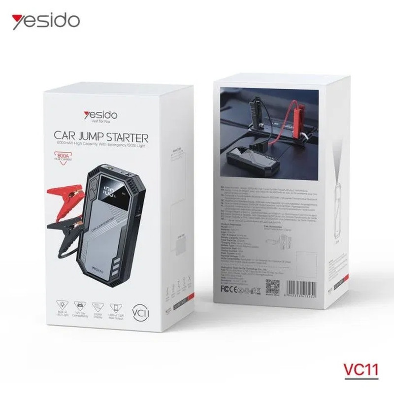 جامپ استارتر خودرو یسیدو مدل vc11