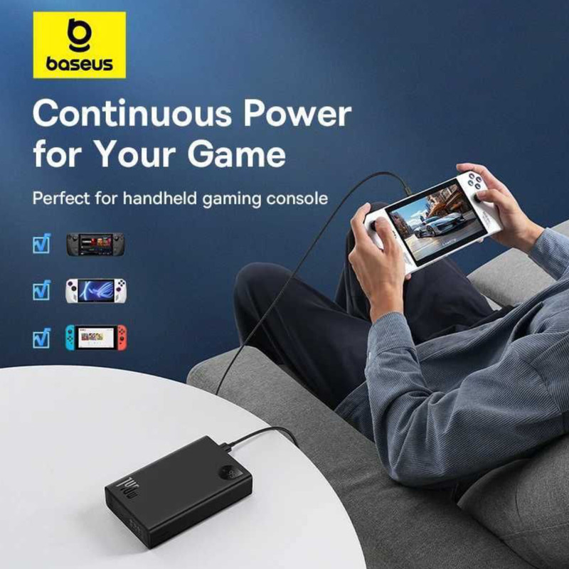 پاوربانک بیسوس مدل Adaman 140W ظرفیت 24000 میلی آمپر ساعت