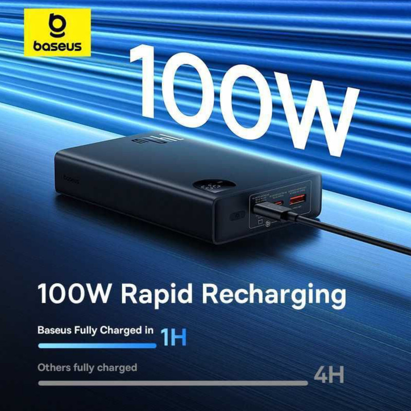 پاوربانک بیسوس مدل Adaman 140W ظرفیت 24000 میلی آمپر ساعت