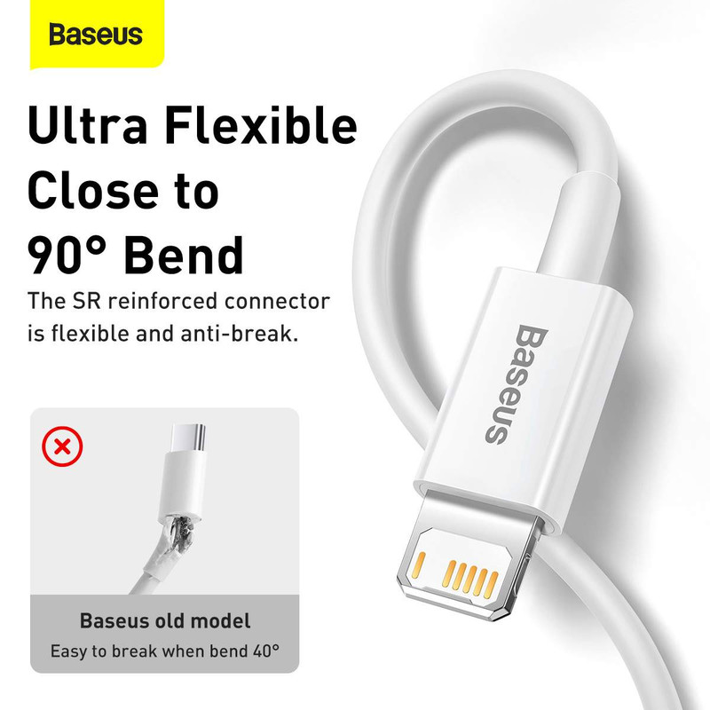 کابل تبدیل USB به لایتنینگ باسئوس مدل CALYS-C02 طول 2 متر