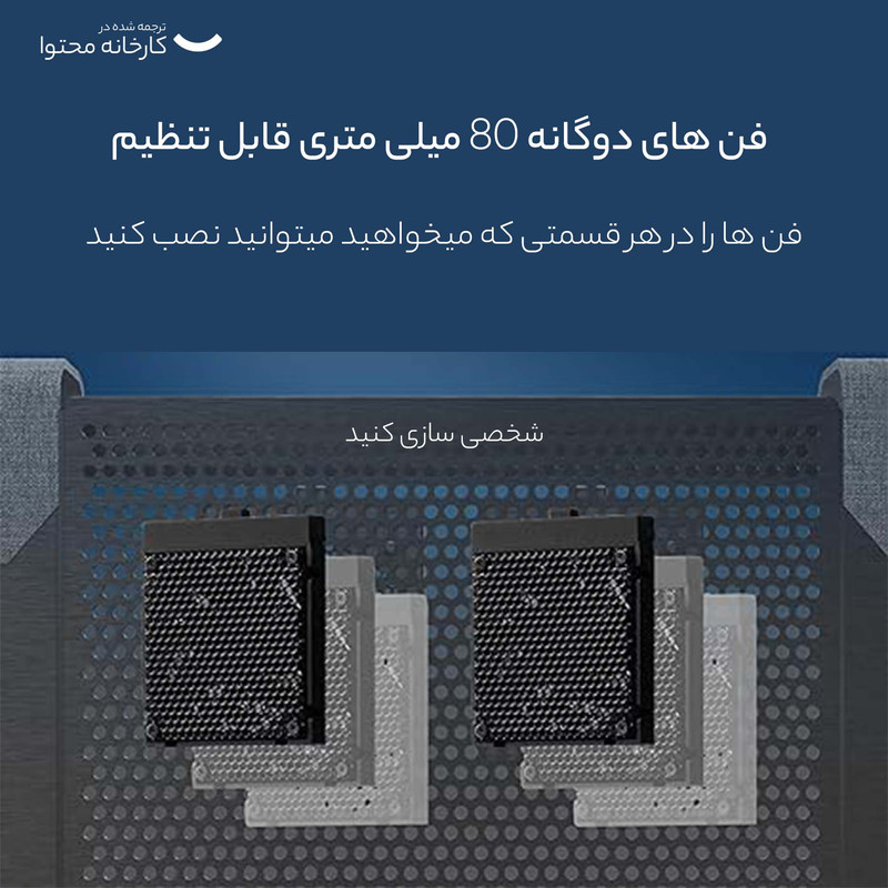 پایه خنک کننده لپ تاپ کولر مستر مدل NOTEPAL U2 PLUS