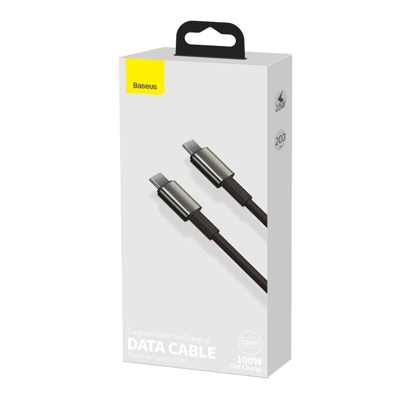 کابل تبدیل USB-C به USB-C باسئوس مدل Tungsten طول 2 متر
