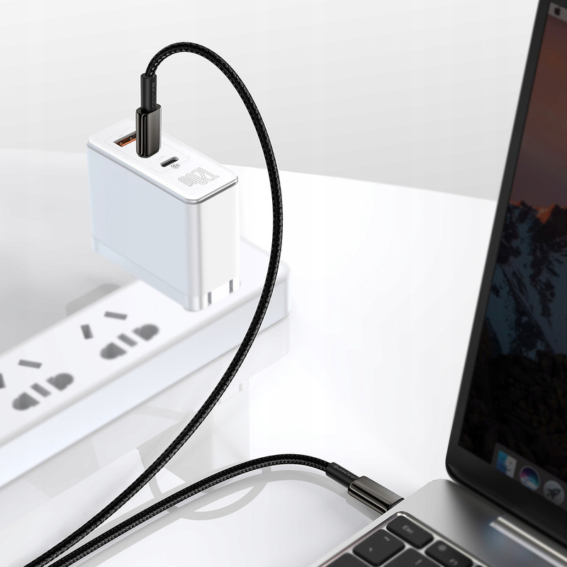 کابل تبدیل USB-C به USB-C باسئوس مدل Tungsten طول 2 متر
