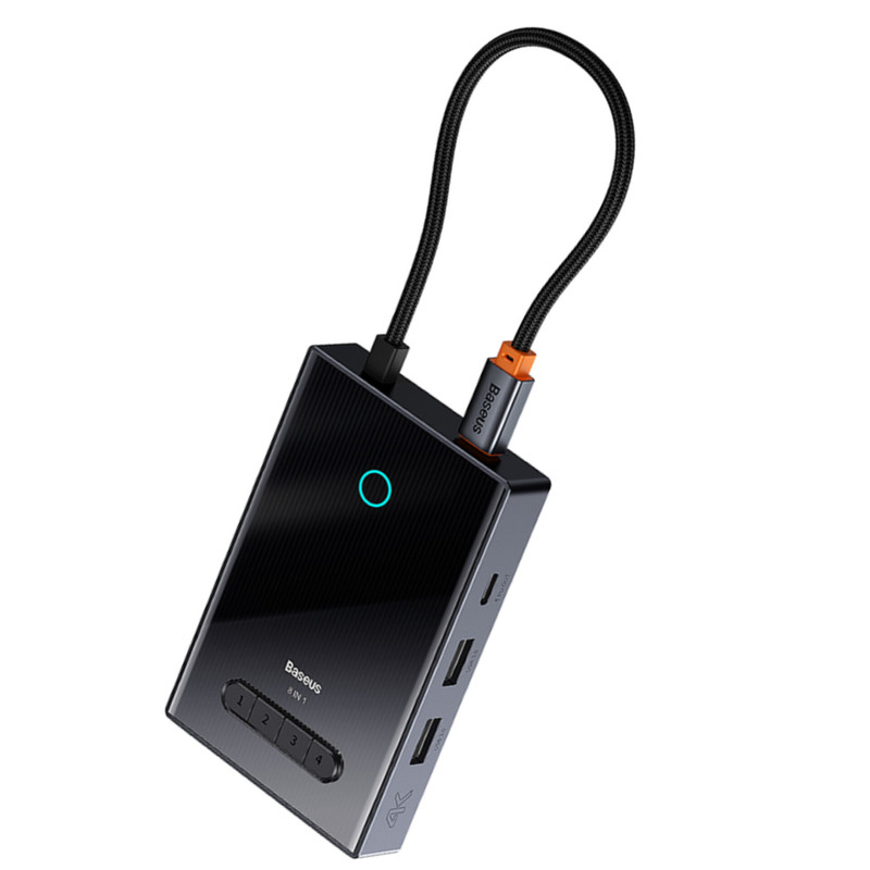 هاب 8 پورت USB-C باسئوس مدل BS-OH082 WKYY030413