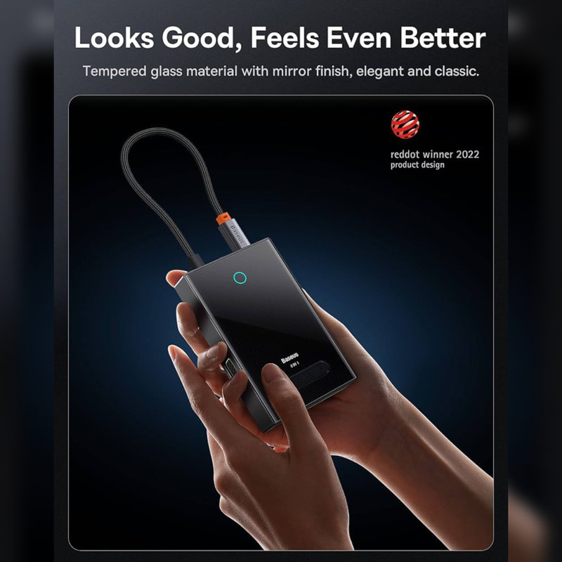 هاب 8 پورت USB-C باسئوس مدل BS-OH082 WKYY030413