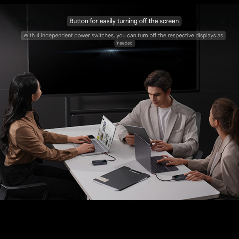 هاب 8 پورت USB-C باسئوس مدل BS-OH082 WKYY030413