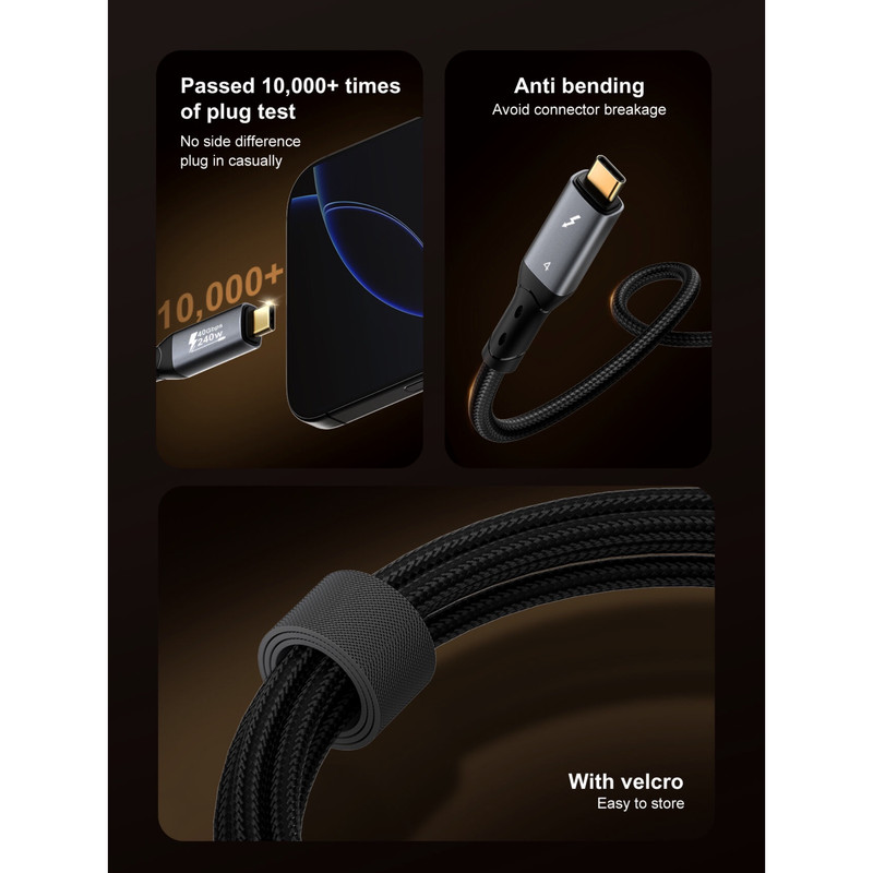 کابل USB-C الدینیو مدل 240W طول 0.5 متر