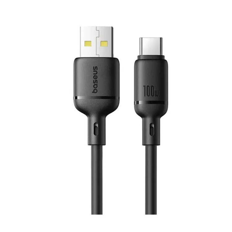 کابل تبدیل USB-A به USB-C بیسوس مدل Silky P10377703113-01 طول 2 متر