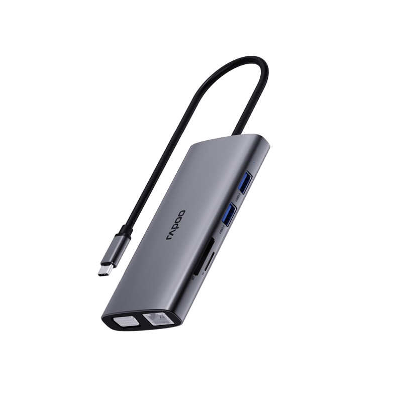 هاب 10 پورت USB-C رپو مدل XD101